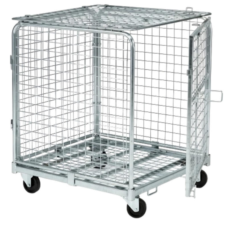 Lockable Mesh Cage Trolley